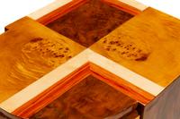 A Pair of Art Deco Style Various Woods Bedside Commodes