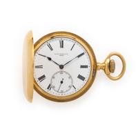 Patek Philippe, 18K Yellow Gold Hunter Case Pocket Watch, with Copy of Extract from the Archives, Circa 1890