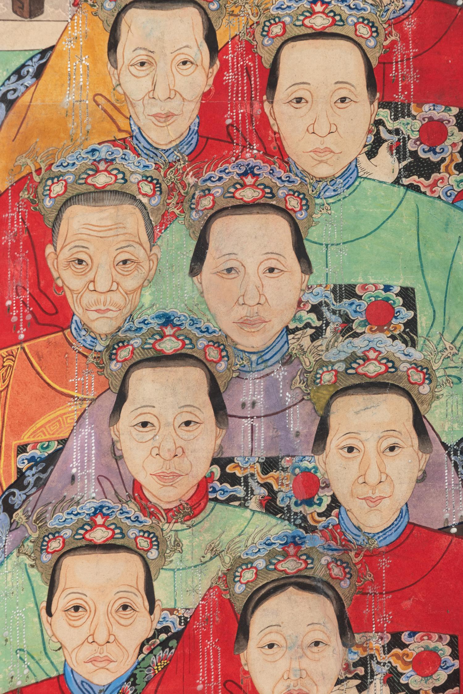 A Chinese Ancestor Portrait Painting