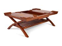 A Starbay Co. "Ceylan" Marine Convertible Coffee Table — 20TH CENTURY