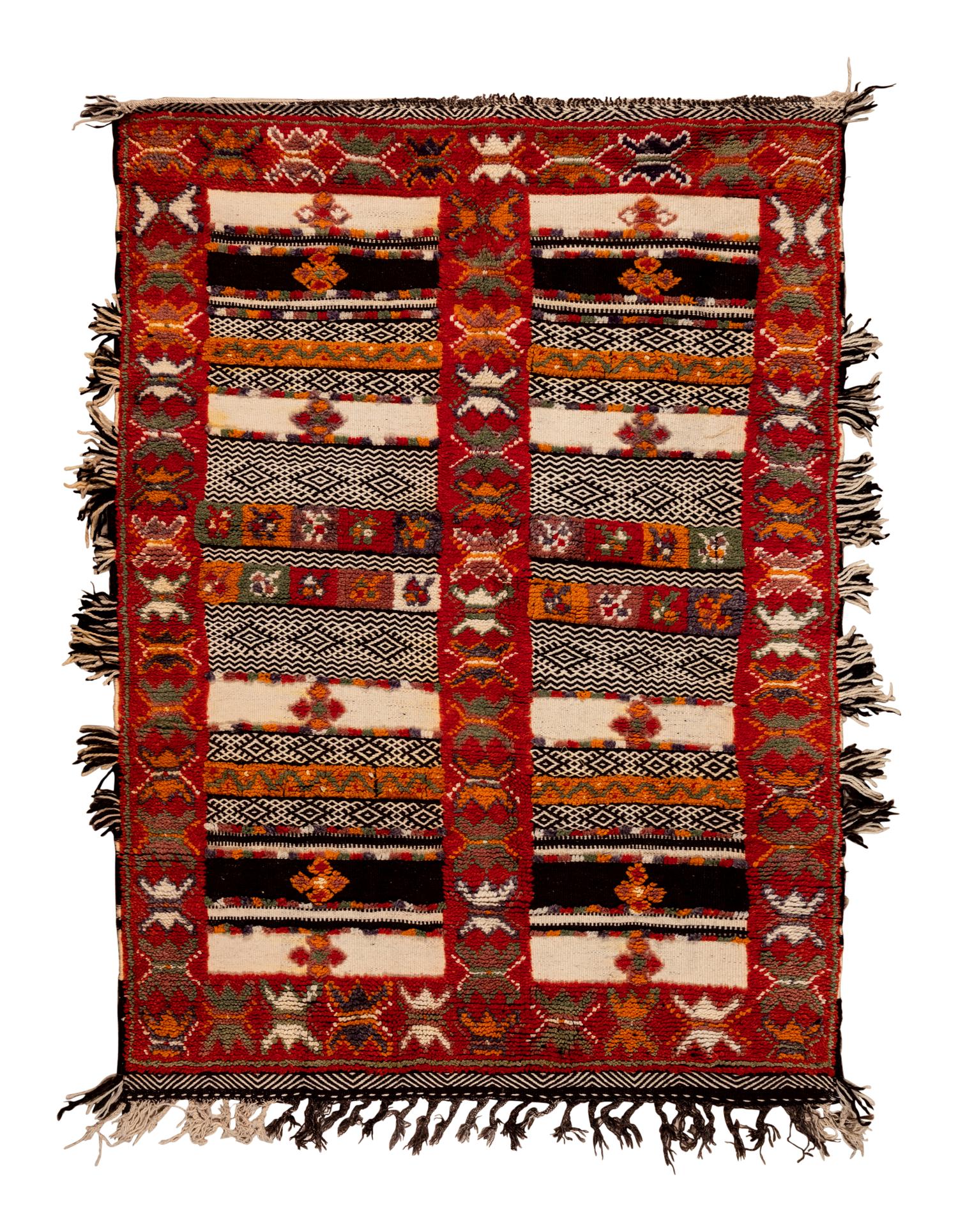 A Moroccan Wool Rug