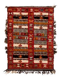 A Moroccan Wool Rug