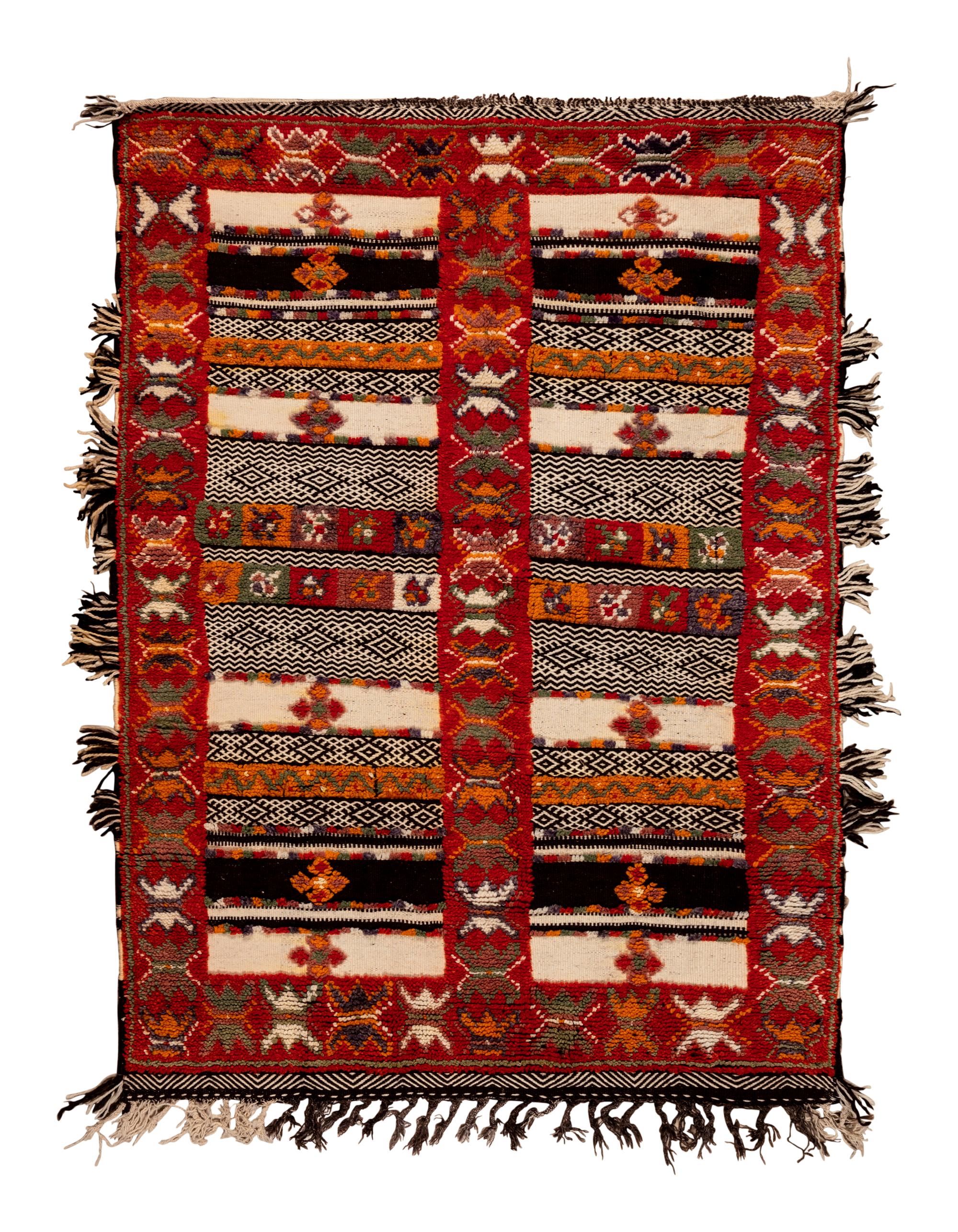 A Moroccan Wool Rug