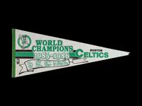 A Complete Set of 23 1980s Michael Jordan Rookie Era NBA Pennants,