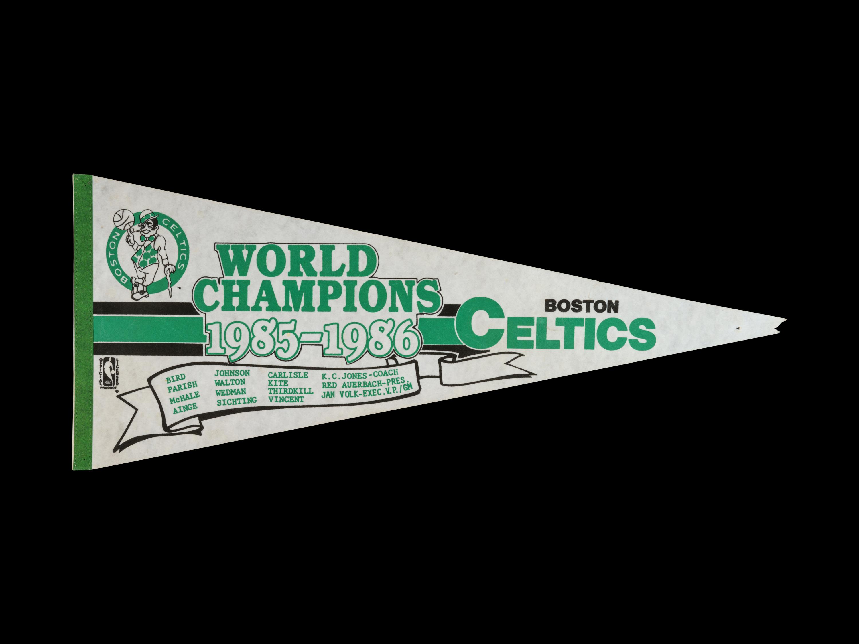A Complete Set of 23 1980s Michael Jordan Rookie Era NBA Pennants,