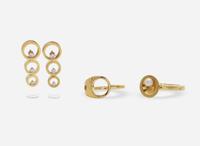 A Group of 18K Yellow Gold Movado Jewelry