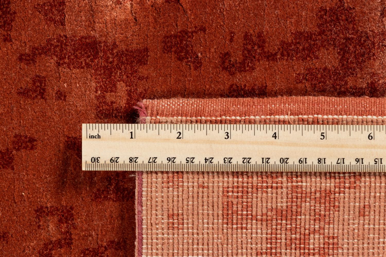 A Contemporary Silk Pile Rug Retailed by Fort Street Studio