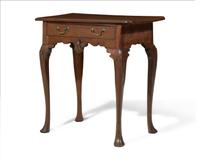 A diminutive Irish George II mahogany dressing table, circa 1750