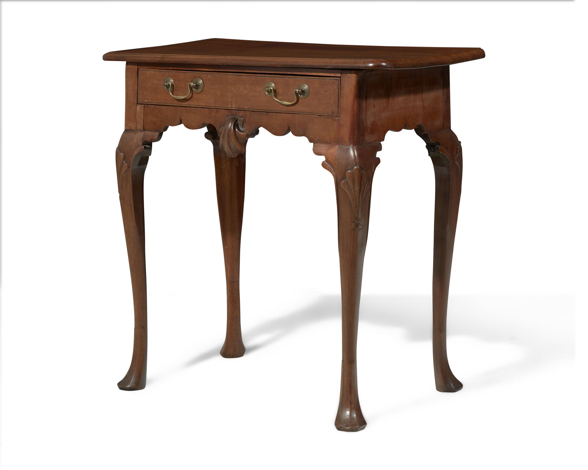 A diminutive Irish George II mahogany dressing table, circa 1750