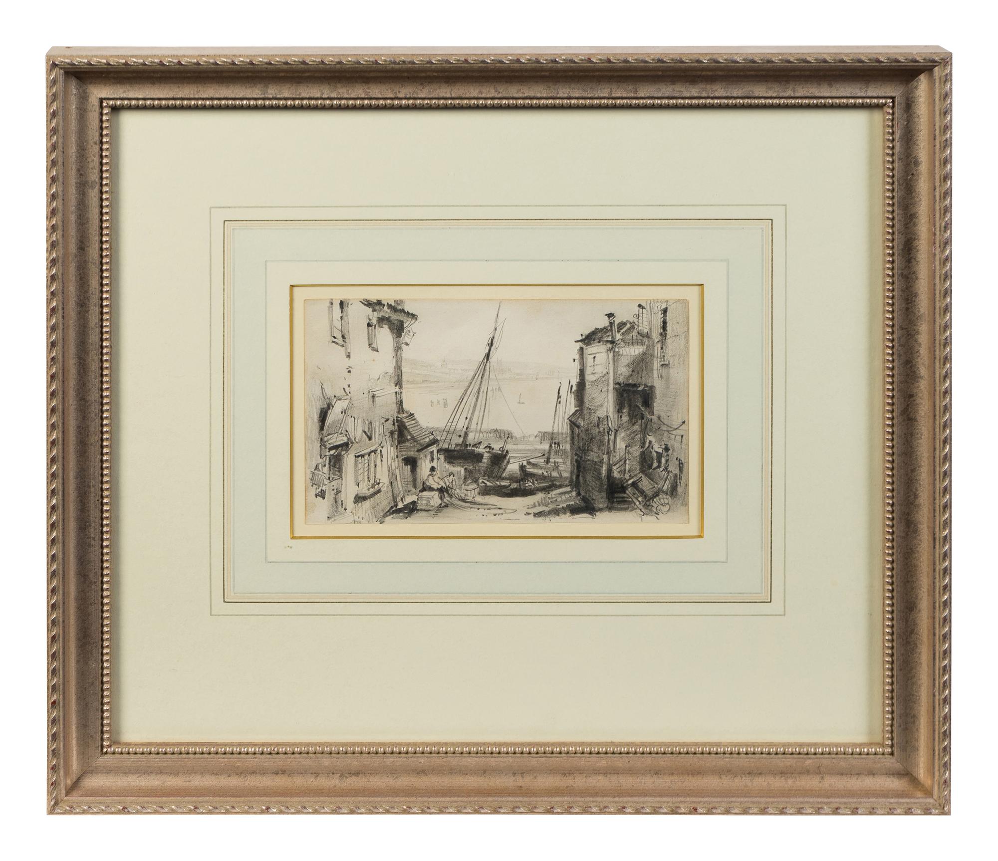 Two English Fishing Village Scenes
