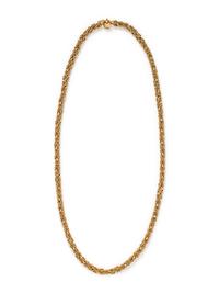 YELLOW GOLD LONGCHAIN NECKLACE