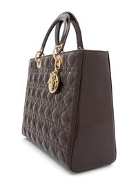 Christian Dior Brown Cannage Medium Lady Dior Bag, 2010