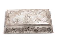 Two English Repoussé Silver-Clad Boxes
