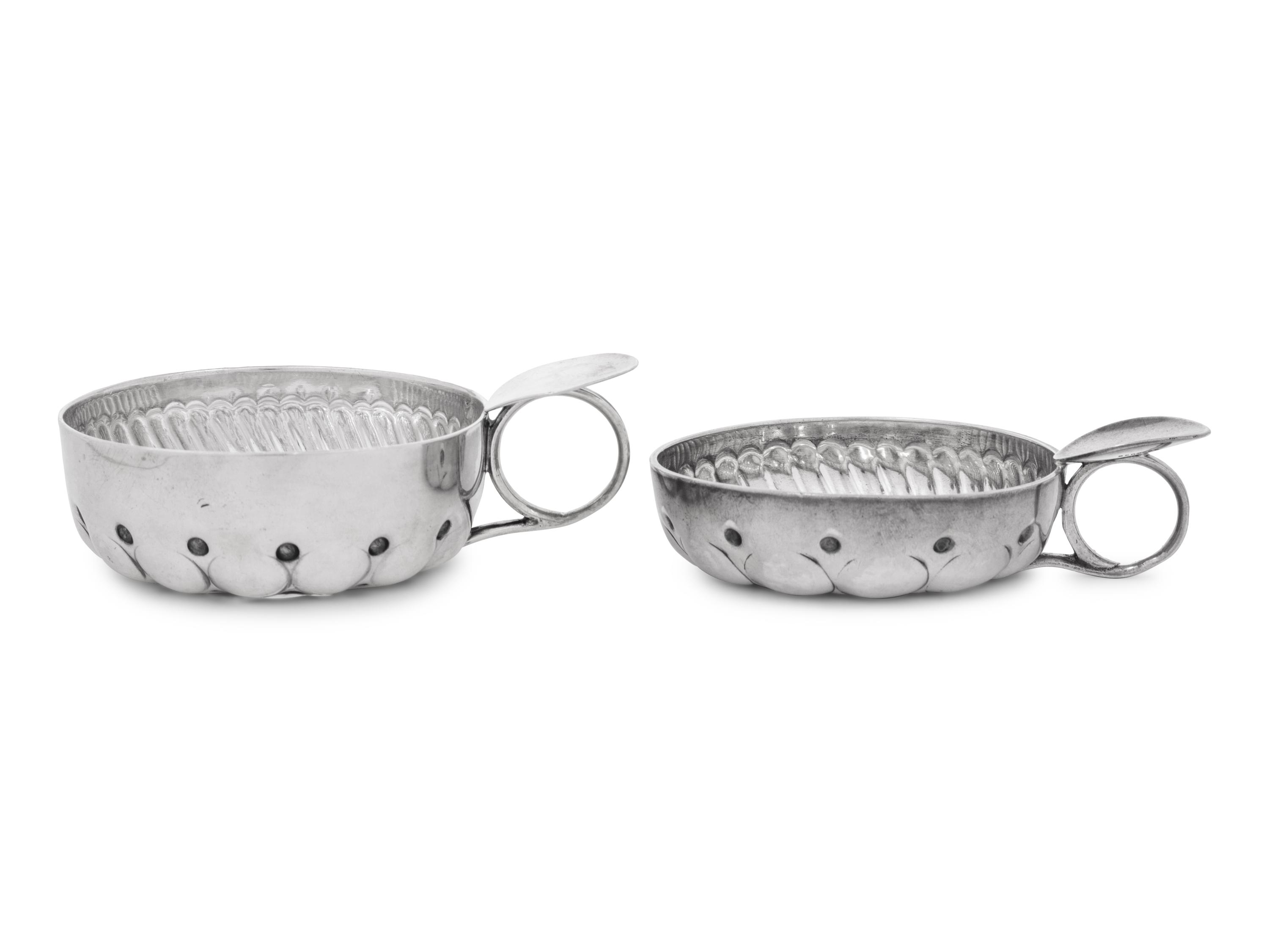 Two Silver Wine Tasters