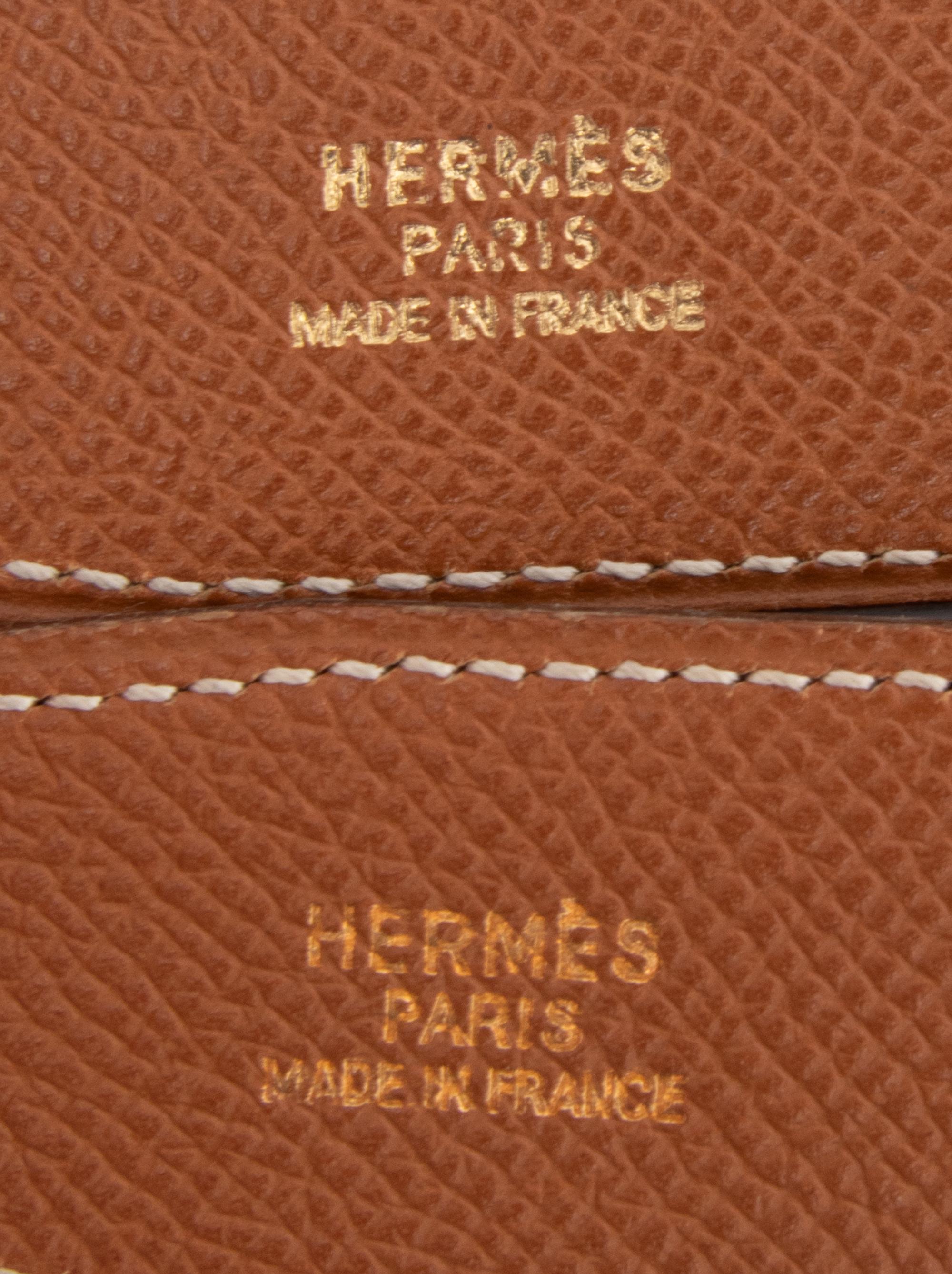 Hermès, Constance Gold Belt Buckle & Two Leather Belts