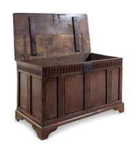 A Continental Oak Blanket Chest