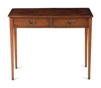 A George III Style Mahogany Console Table