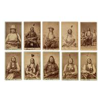 Sioux Chiefs and Warriors Taken at the Red Cloud Agency, ca 1877