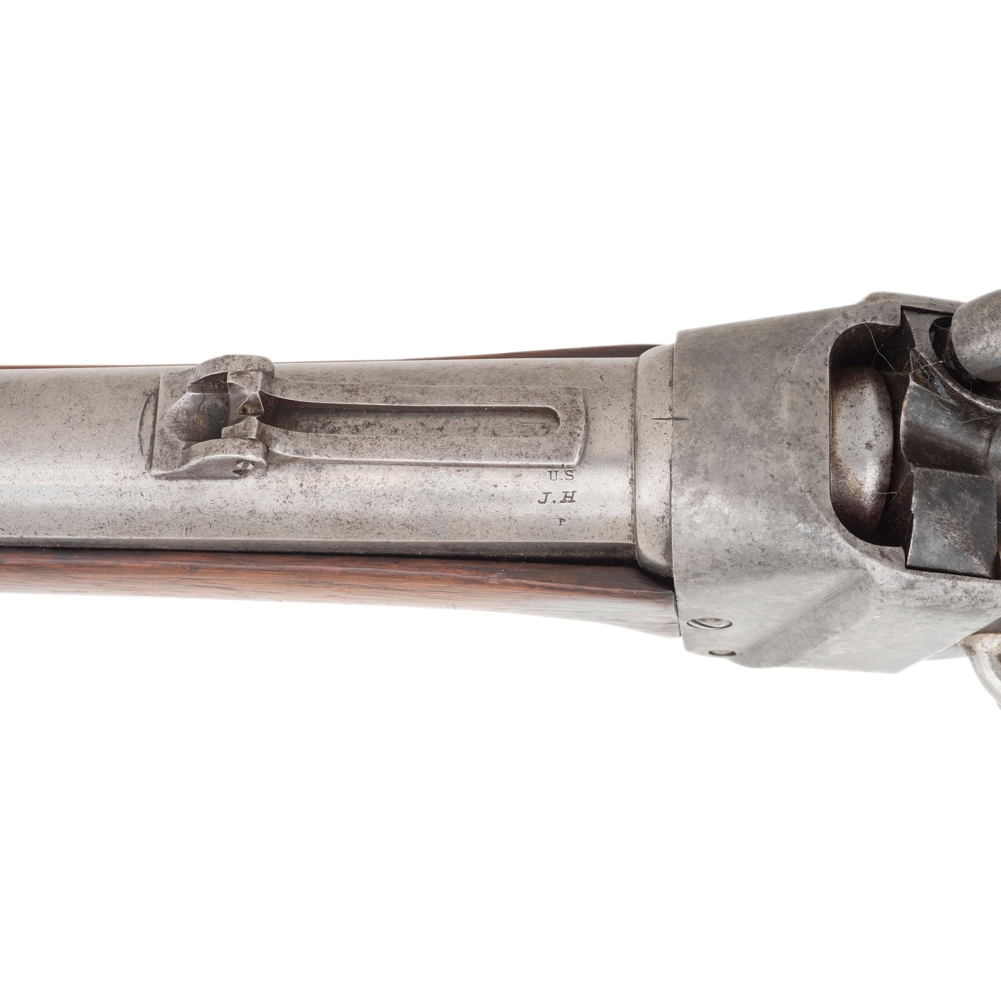 Rare Martially Marked Sharps Model 1855 Saddle Ring Carbine