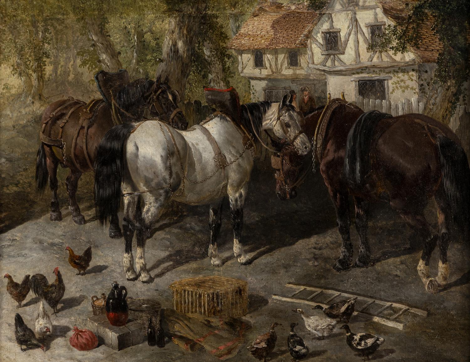 Plough Horses at Rest, 1846