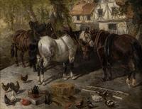 Plough Horses at Rest, 1846