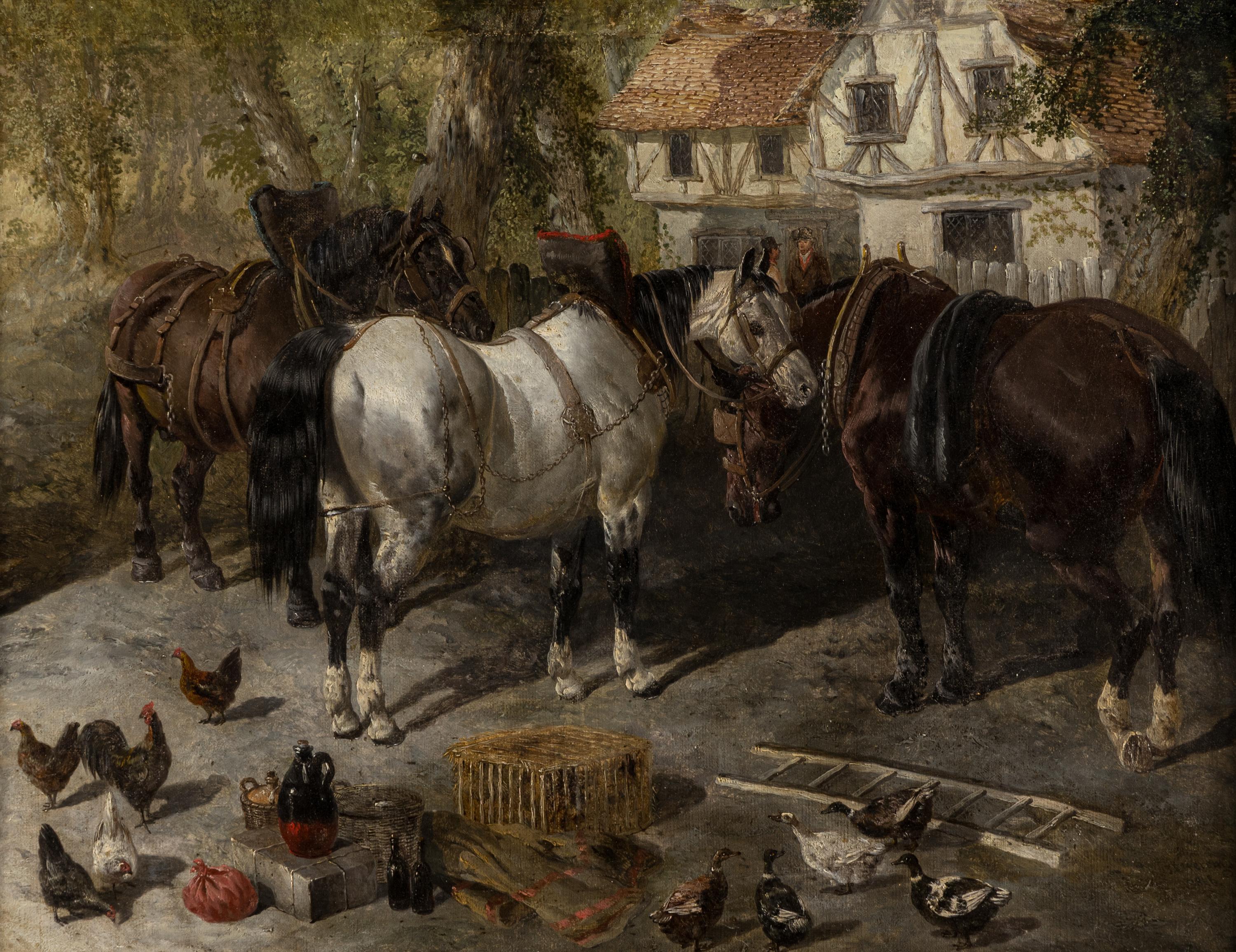 Plough Horses at Rest, 1846