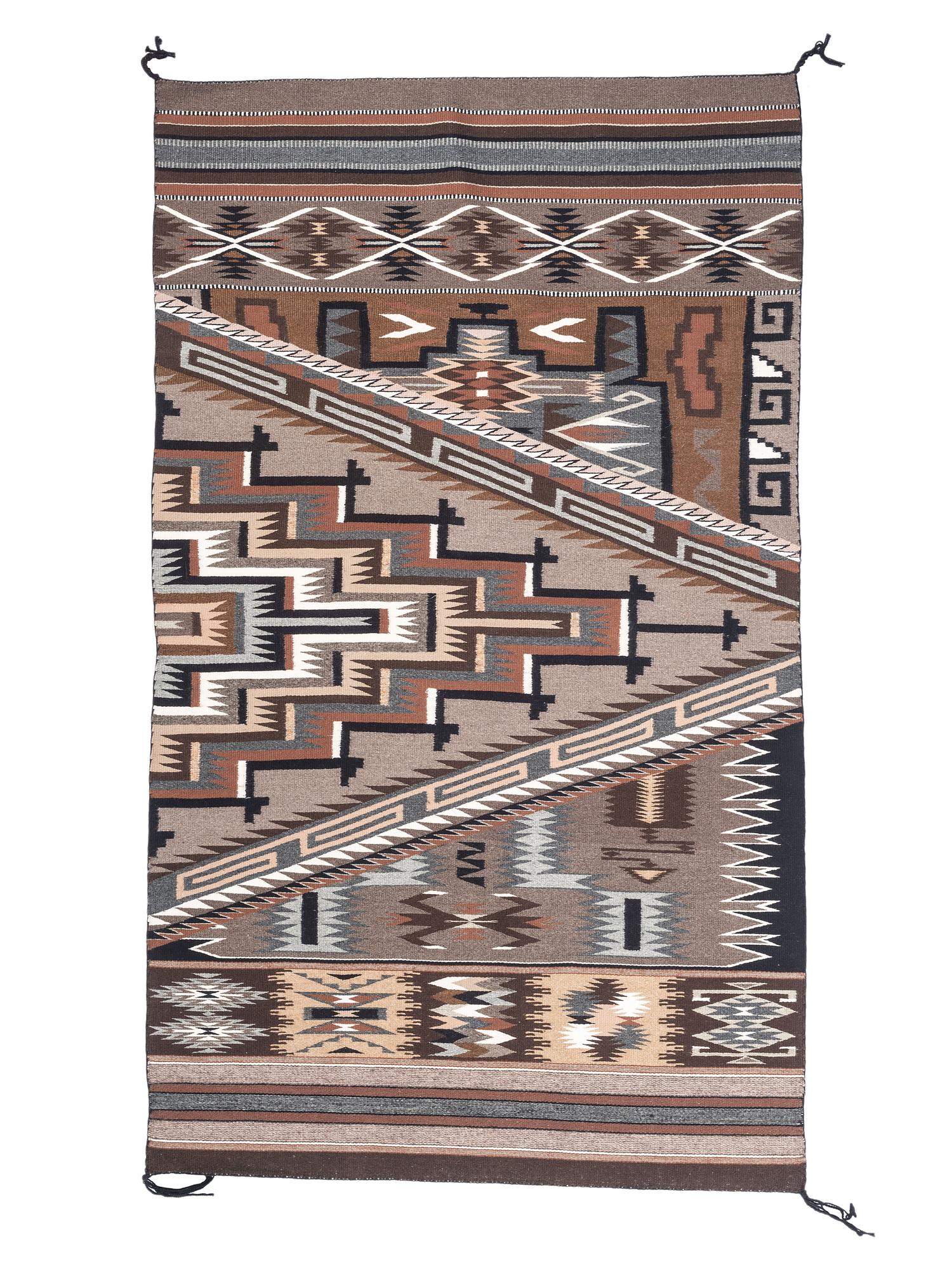 Award Winning Navajo Weaving, Blue Canyon Pattern