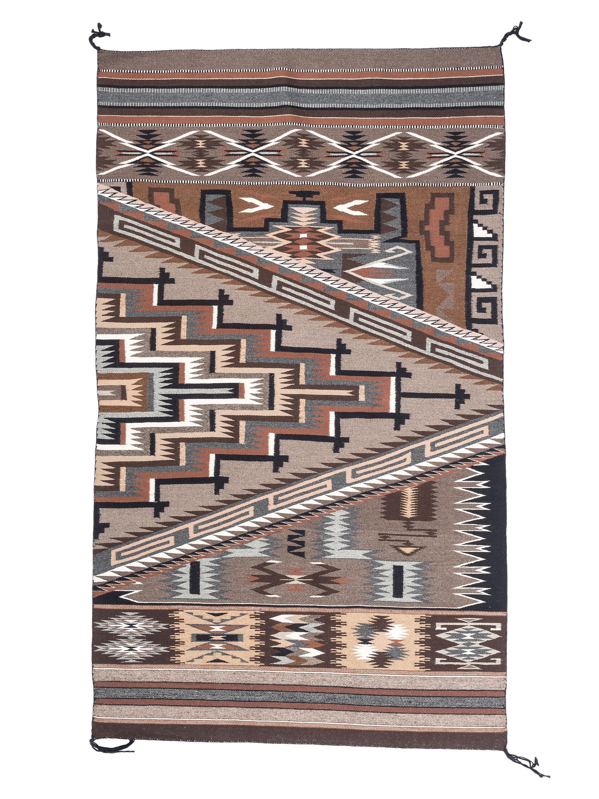 Award Winning Navajo Weaving, Blue Canyon Pattern