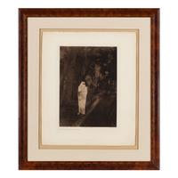 Waiting in the Forest – Cheyenne, Plate 218