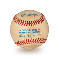 A Mickey Mantle and Roger Maris Dual Signed Autograph Baseball (Beckett Authentication Services Letter BAS Certified),