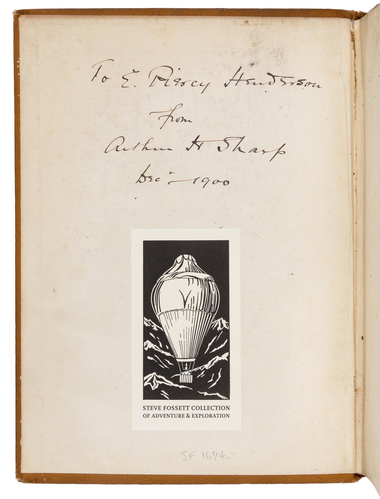 GROGAN, Ewart Scott (1874-1967); and SHARP, Arthur H. From Cape to Cairo. The First Traverse of Africa from South to North. London: Hur