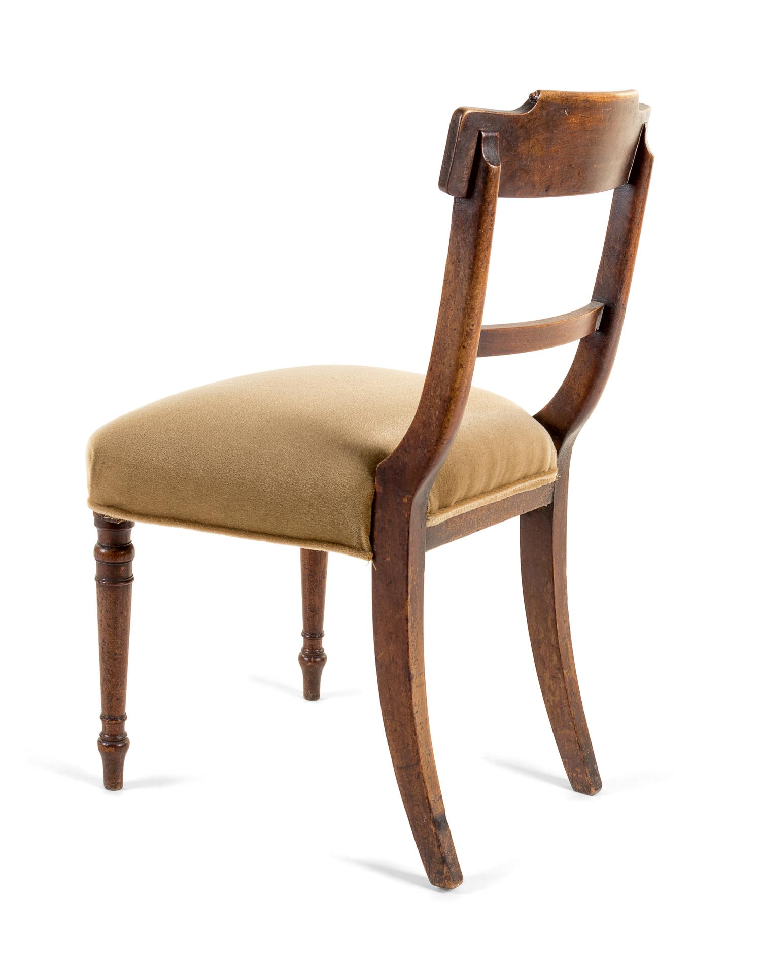 A Regency Style Mahogany Side Chair