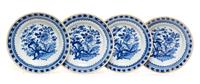 A Set of Four Delft Plates Diameter 9 inches. — 18TH CENTURY