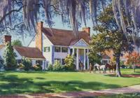 Aiden Lassell Ripley, (American, 1896-1969), Cotton Hall Plantation, 1940