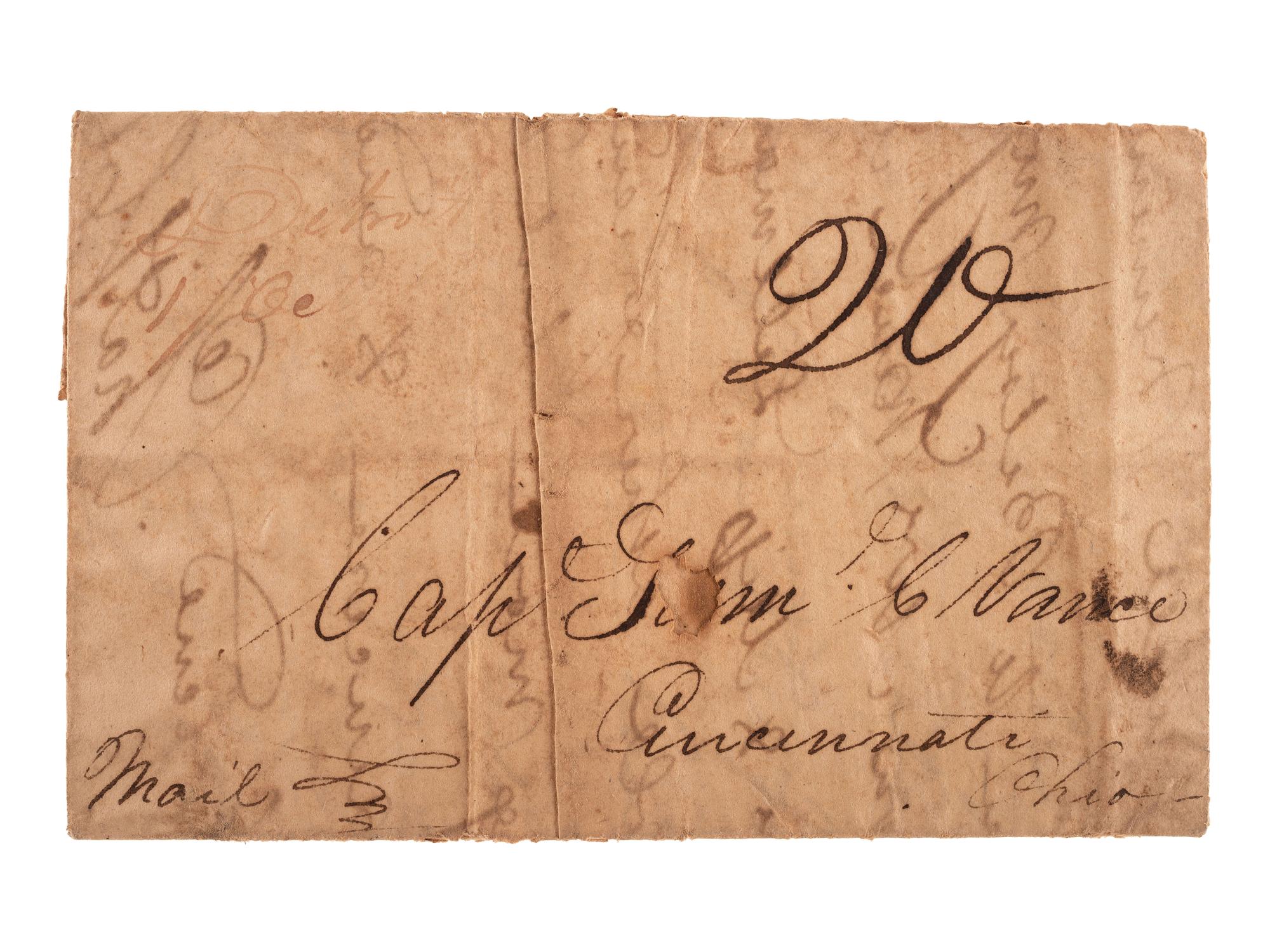 [WAR OF 1812] -- [HARRISON, William H. (1773-1841)]. A soldier's letter reporting on the success of General William H. Harrison at the Battle of the Thames. Detroit, 14 October 1813.