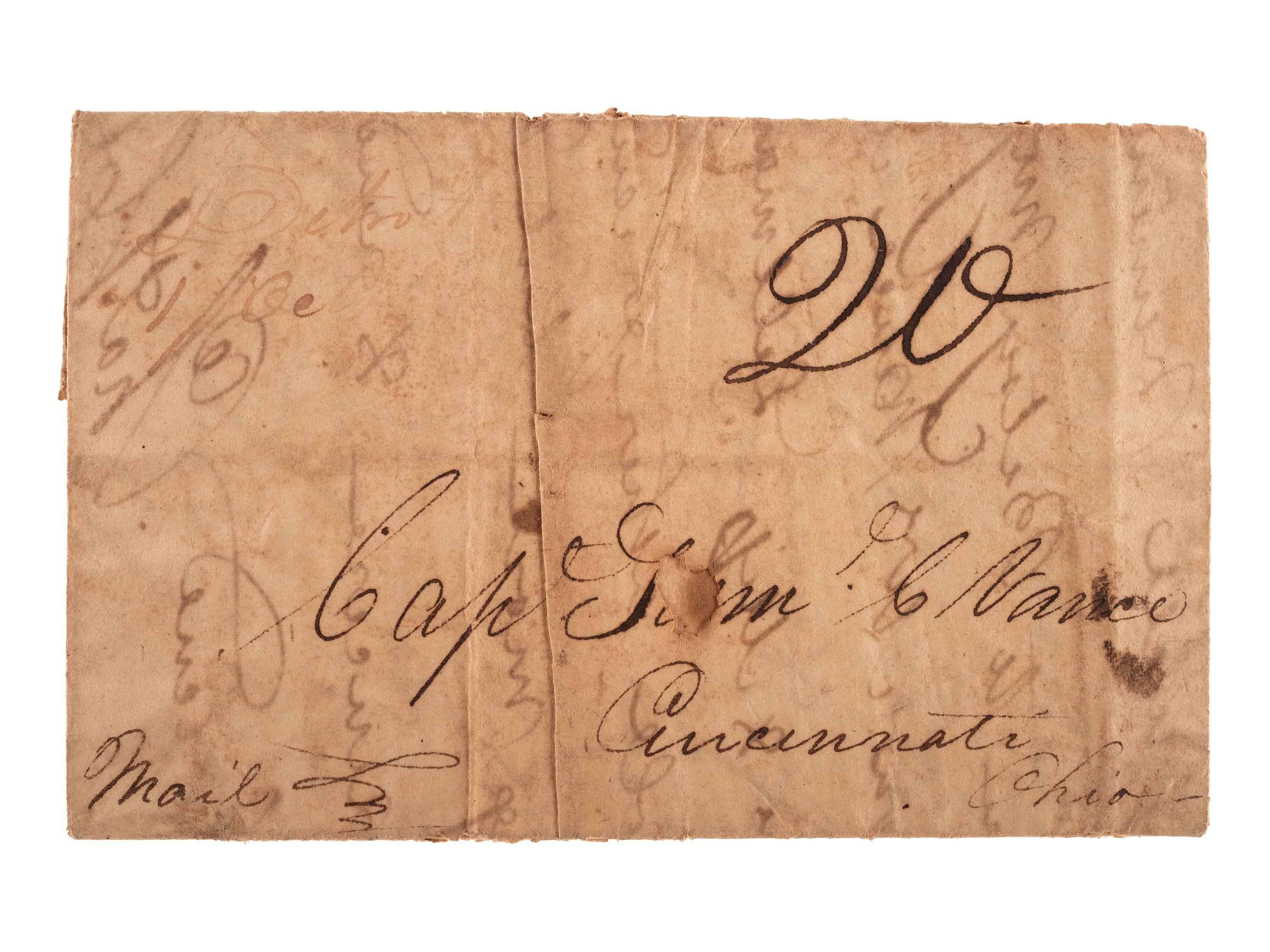 [WAR OF 1812] -- [HARRISON, William H. (1773-1841)]. A soldier's letter reporting on the success of General William H. Harrison at the Battle of the Thames. Detroit, 14 October 1813.