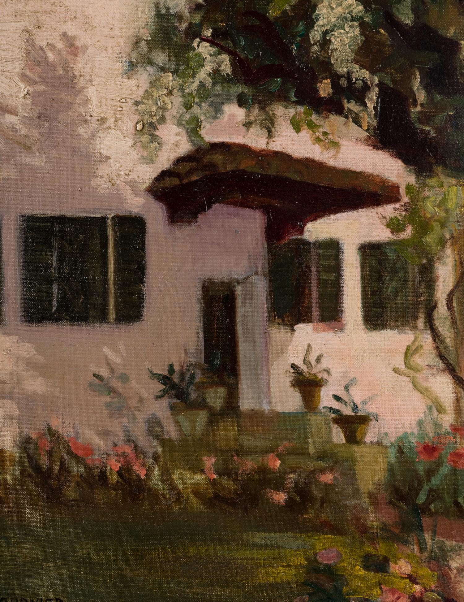 Pink Adobe House