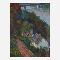 Stanley L. Reckless (American, 1892–1955) Lumberville, PA