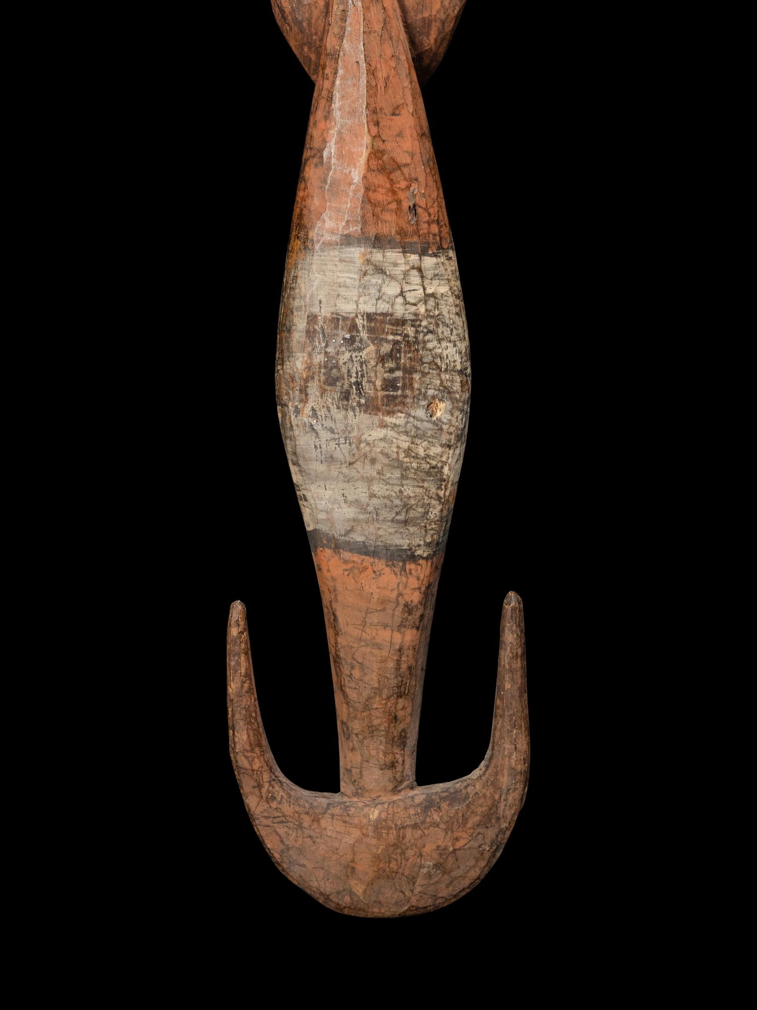 An Abelam Wood Suspension Hook