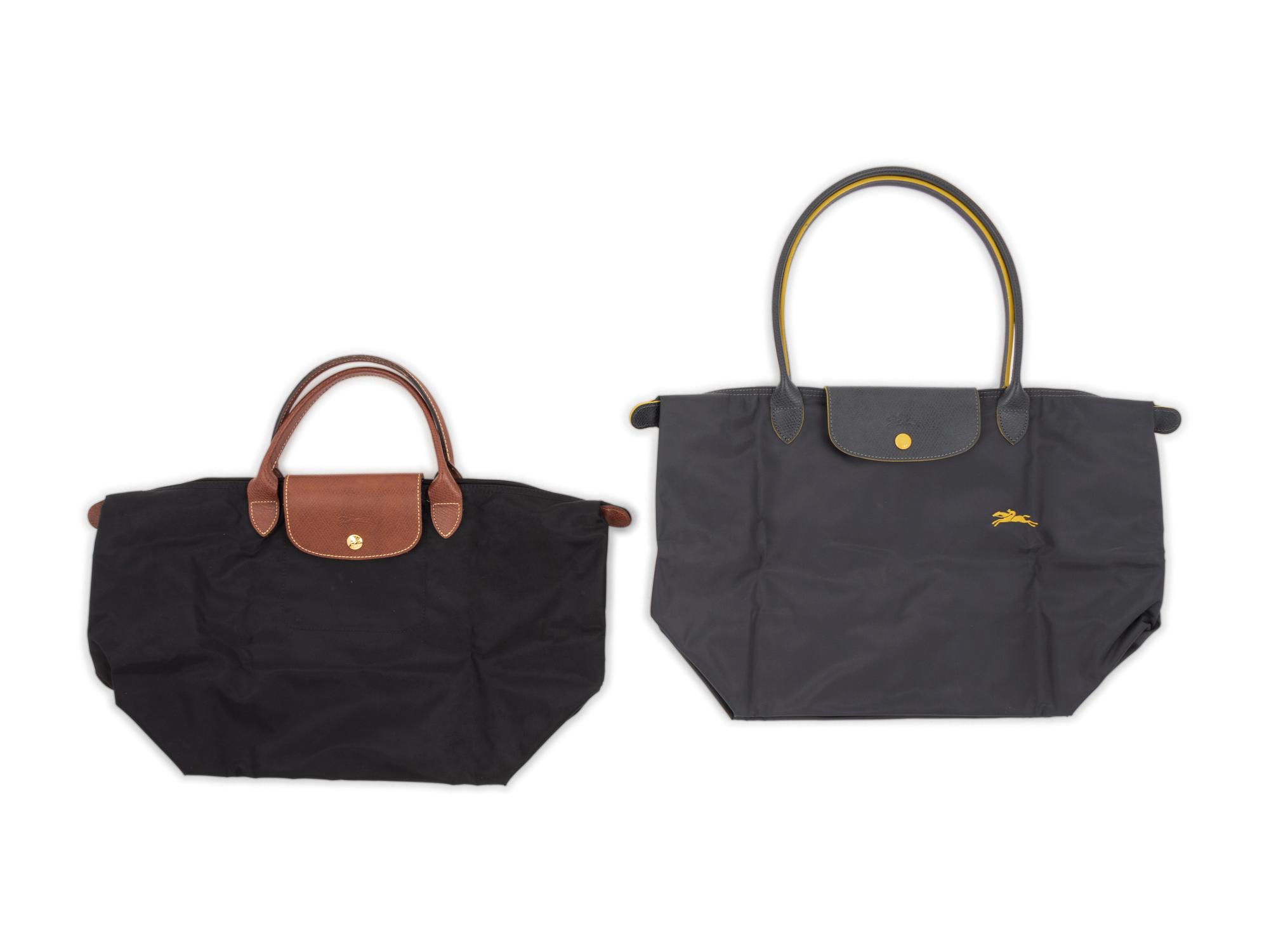 Collection of Six Longchamp Hand Bags, 2000-10s