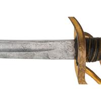 Sauerbier Cavalry Officers' Saber with Etched Blade Presentation to Lieutenant Sullivan 9th PA Cavalry - KIA at Tomkinsville, KY - Fighting John Hunt Morgan's Men