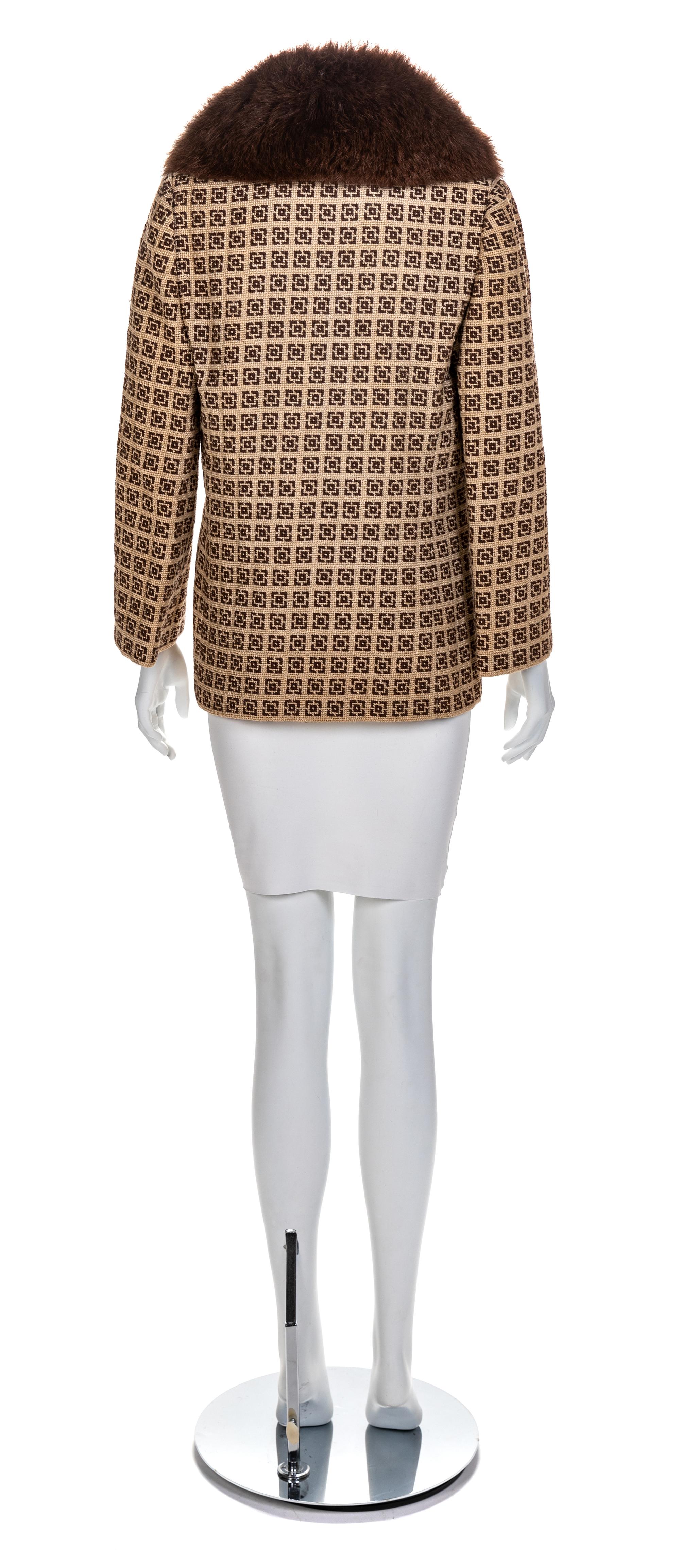 Tiziani Jacket with Fur Trim, 1970's
