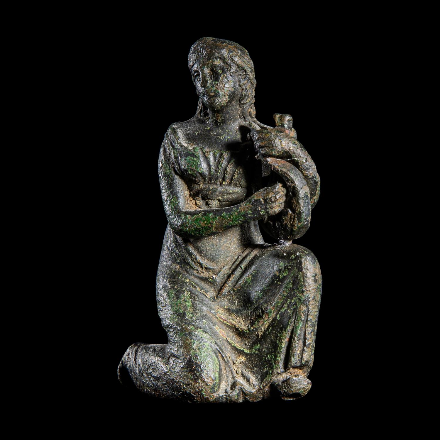 A Roman Bronze Muse