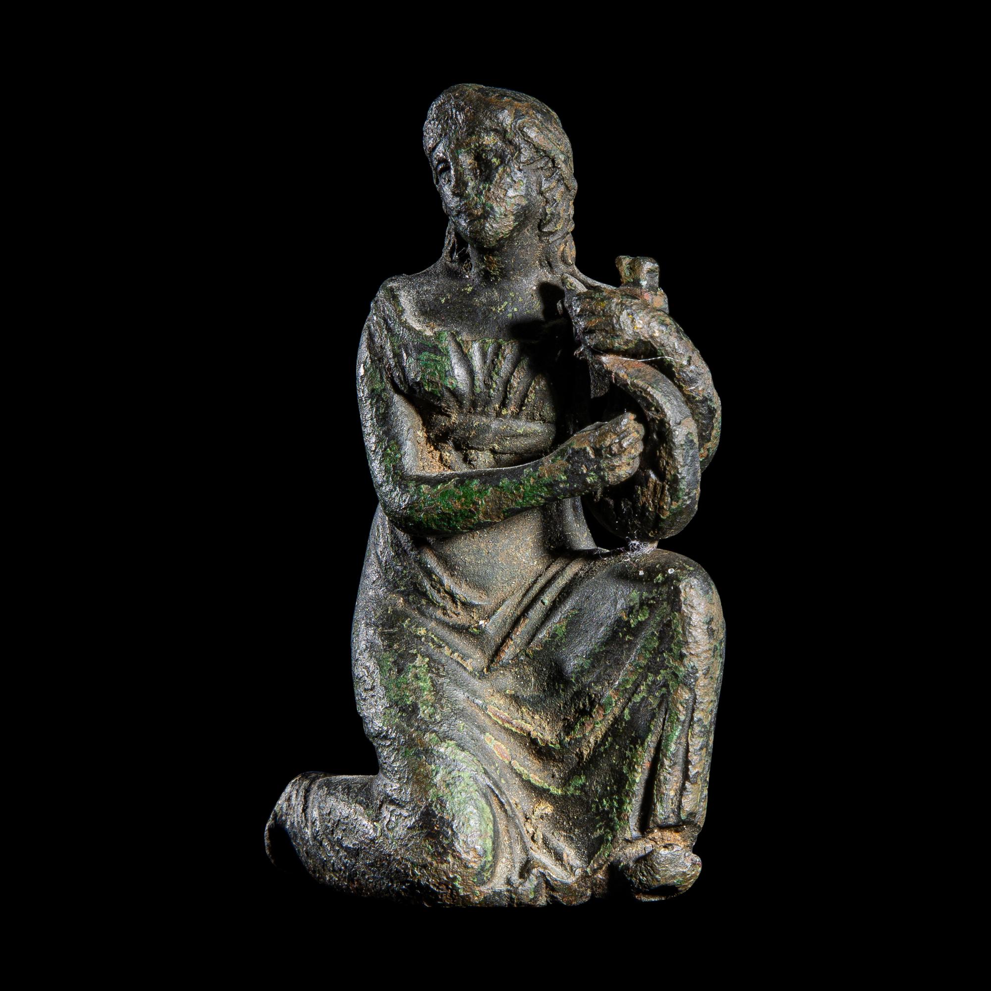 A Roman Bronze Muse