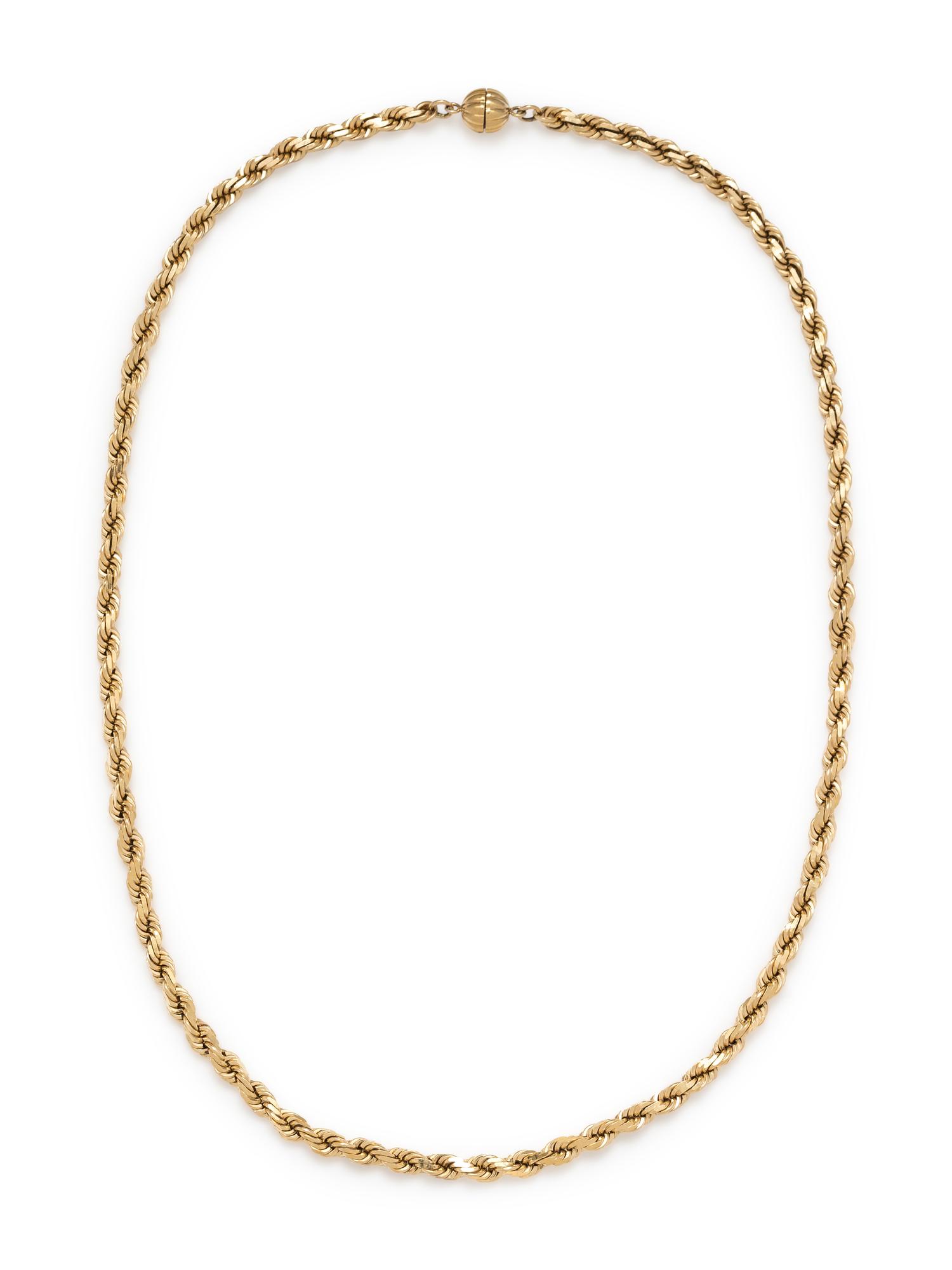 YELLOW GOLD NECKLACE