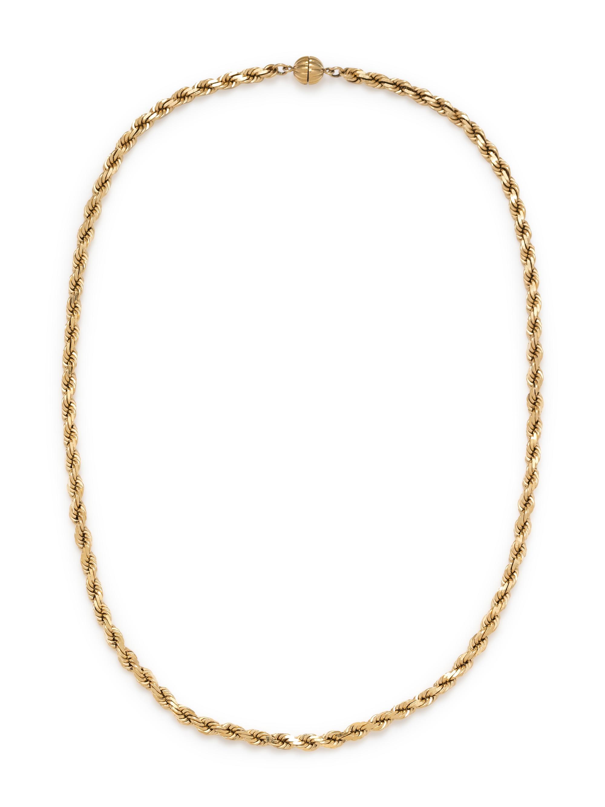 YELLOW GOLD NECKLACE