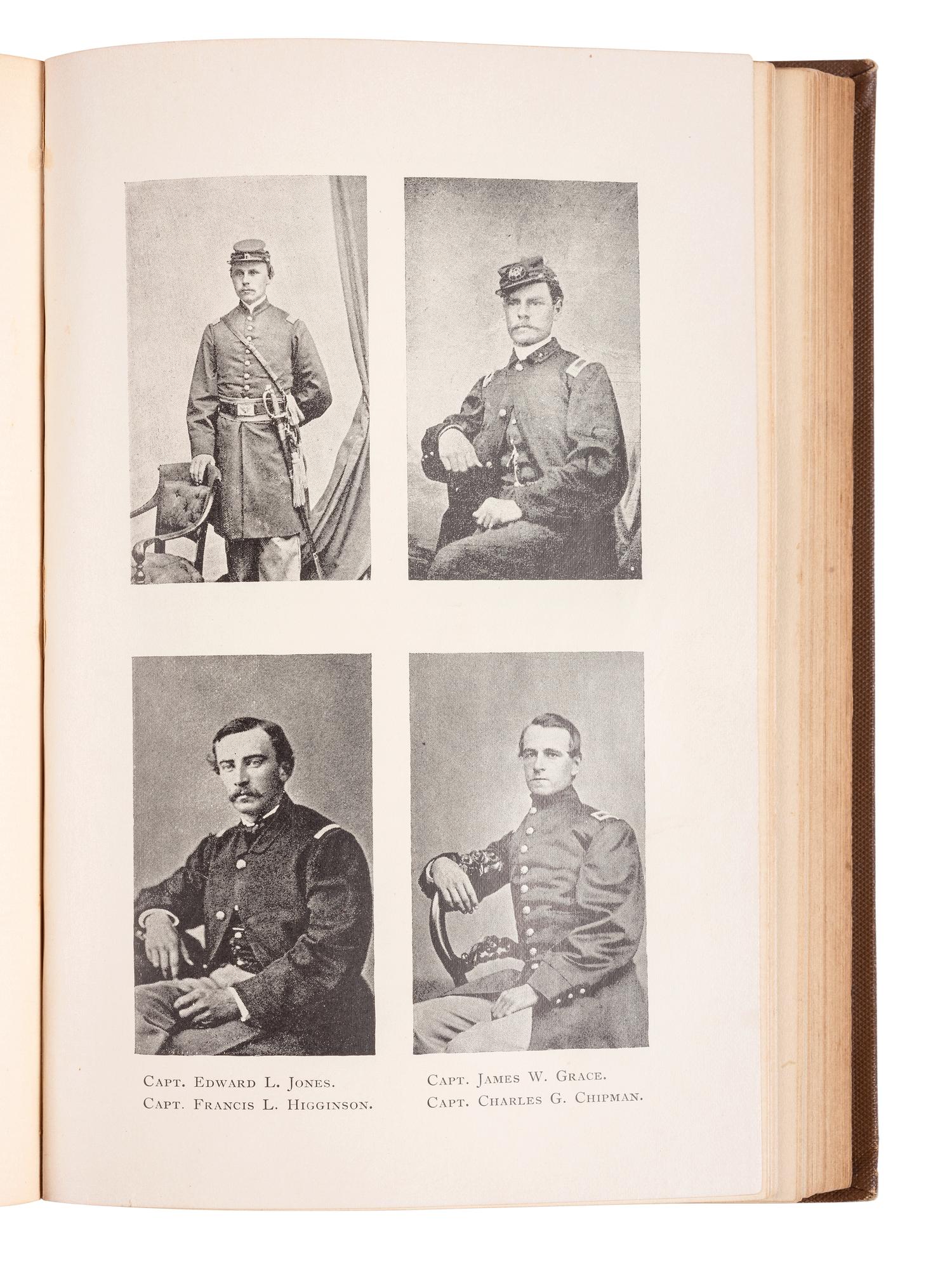 [AFRICAN AMERICANA - 54TH MASSACHUSETTS]. EMILIO, Luis F. (1844-1918). History of the Fifty-Fourth Regiment or Massachusetts Volunteer Infantry, 1863-1865. Boston: The Boston Book Company, 1891.