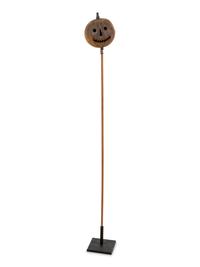 A Painted Tin Jack O' Lantern Ornament