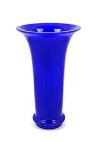 A Blue Cenedese Vase Height 12 1/2 inches. — 1970'S