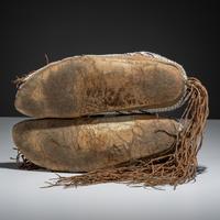 Southern Cheyenne Beaded Hide Moccasins